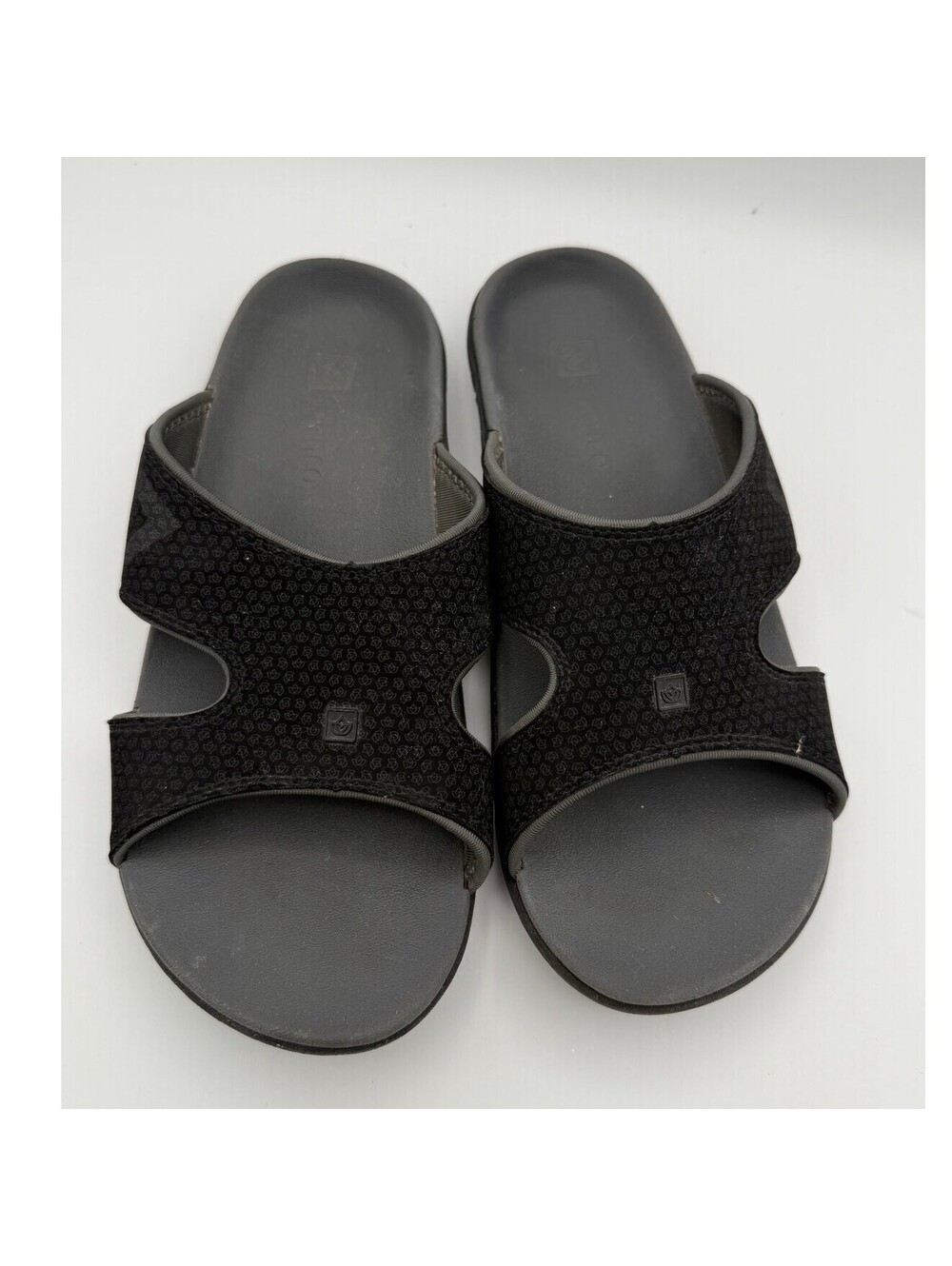 Spenco Kholo Women's Orthotic Slide Sandals Onyx Pattern Size US10W EU41.5